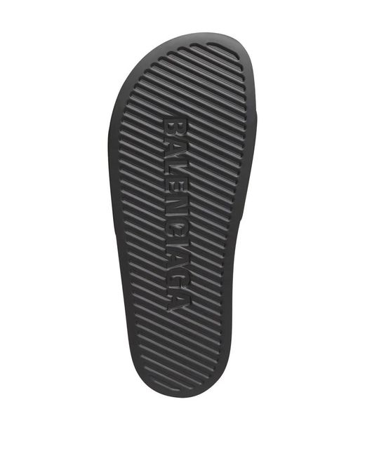 Balenciaga White Logo-Print Flip-Flops