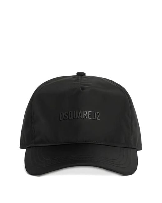 メンズ DSquared² Logo Cap Black