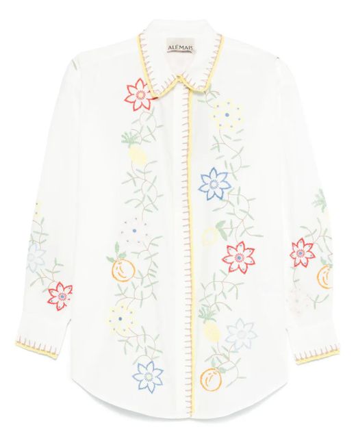 ALÉMAIS Olivia シャツ White