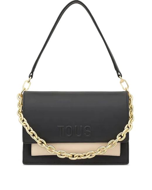 Borsa A Tracolla Bicolore di Tous in Black
