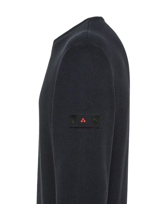 Peuterey Black Crew-Neck Sweater for men