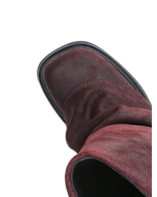 The Attico Purple Robin Boots