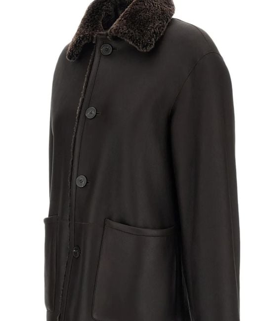 Arma Black Reversible Coat