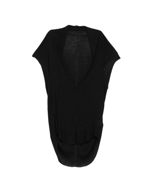 Julius Black Sit Neck T-Shirt for men