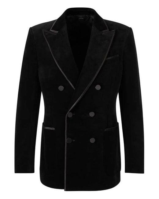 Tom Ford Leren Jack in het Black voor heren