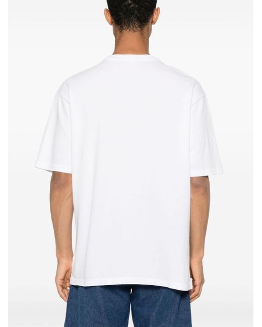 Agolde White Summer Cotton T-shirt for men