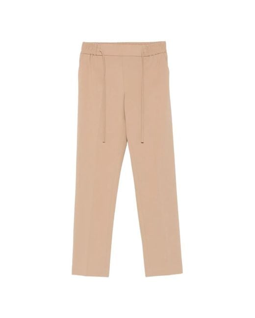 Circolo 1901 White Drawstring-Waist Trousers