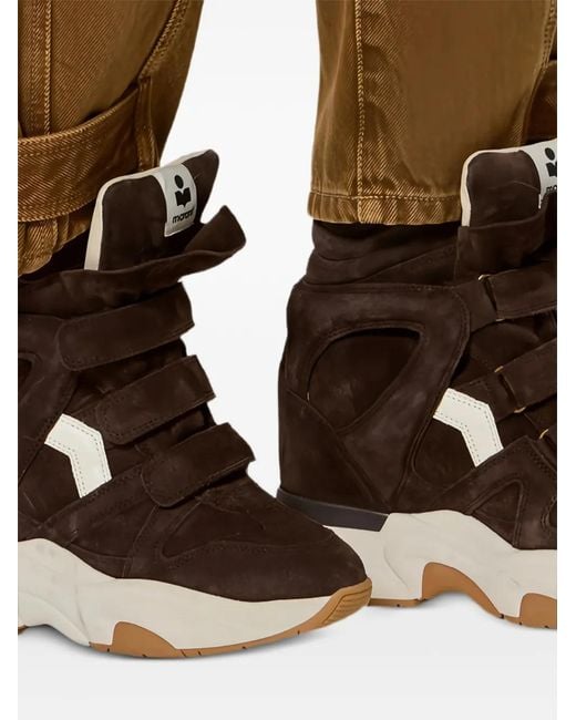 Isabel Marant Brown Balskee Sneakers