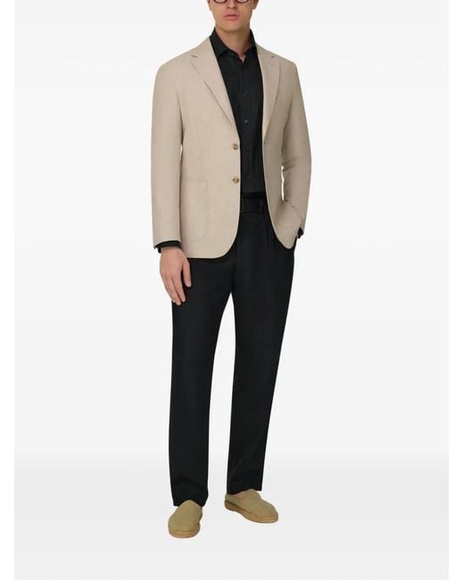 Boggi Natural Patch-Pocket Blazer for men