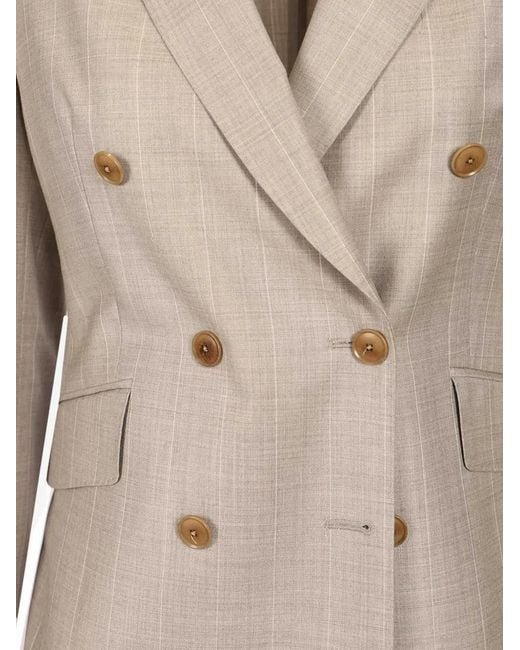 Latorre Natural Double-Breasted Blazer