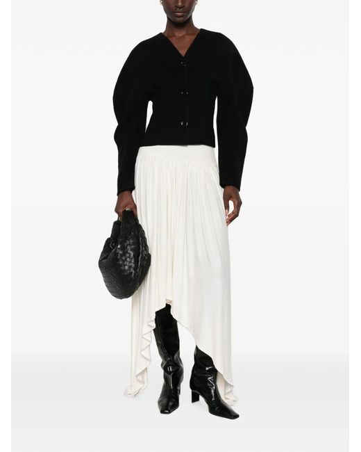 Séfr Black Shaped Button-Up Cardigan