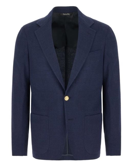 Colamarino Blue Napoli Blazer for men