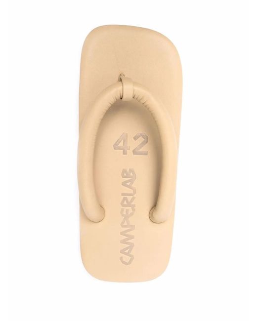 CAMPERLAB Natural Hastalavista Leather Flip-Flops for men