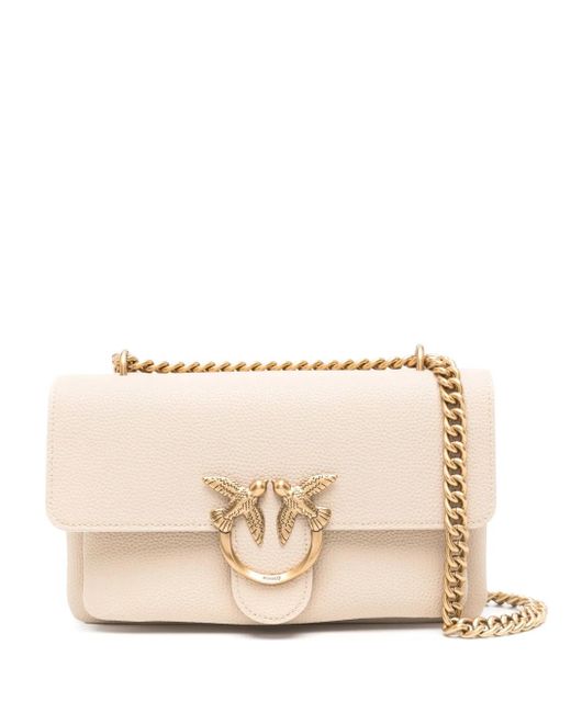 Pinko Love Birds ショルダーバッグ Natural