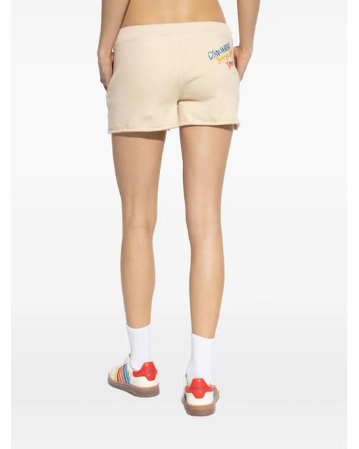 DSquared² Natural "Summer Lovers" Shorts