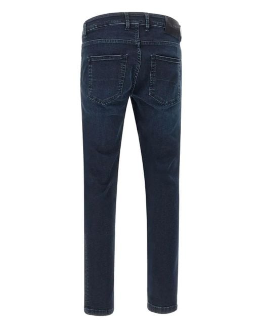 Re-hash Blue Five-Pocket Logo-Patch Jeans for men