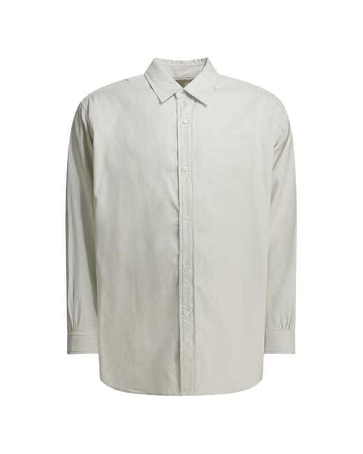Camisa Con Botones A.PRESSE de hombre de color Gray