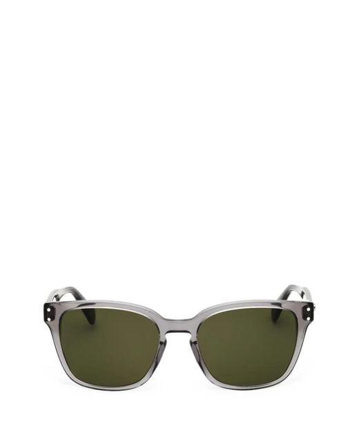 Ferragamo Eyewear Green Rectangle-Frame Sunglasses for men