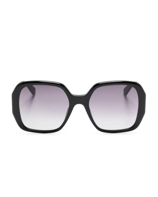Gafas de sol con montura oversize Stella McCartney de color Black