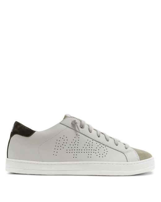 メンズ P448 John Perforated Seude-panel Sneakers White
