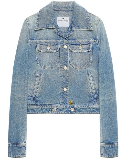 Courreges Blue Medium Denim Jacket