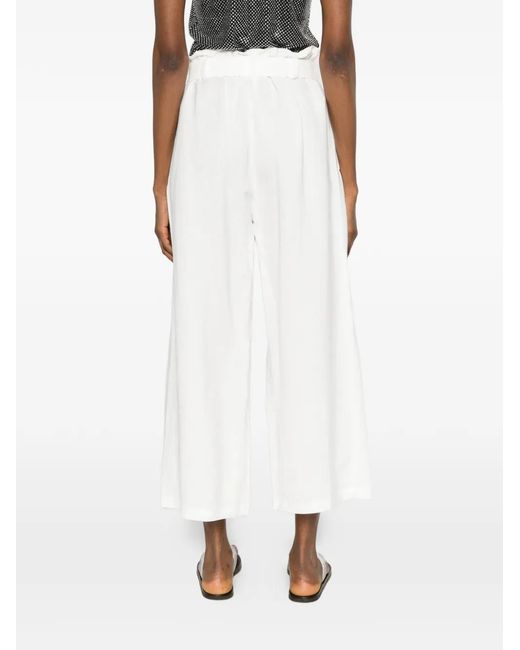 Pinko White Belt Trousers
