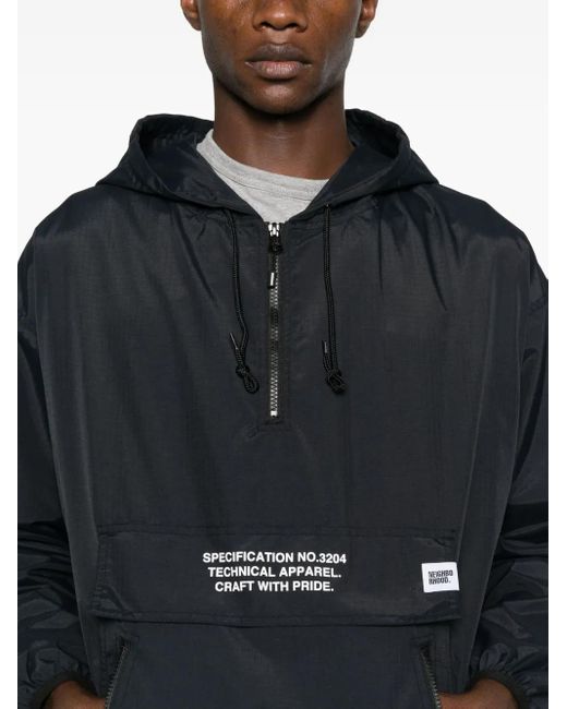 Neighborhood Jack Met Capuchon in het Black voor heren