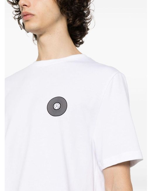 T-shirt en coton à imprimé graphique A.P.C. pour homme en coloris White