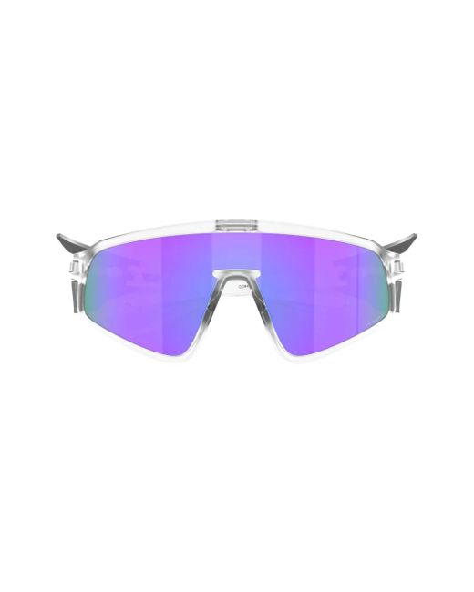 Oakley Purple Latch Mask-Frame Sunglasses