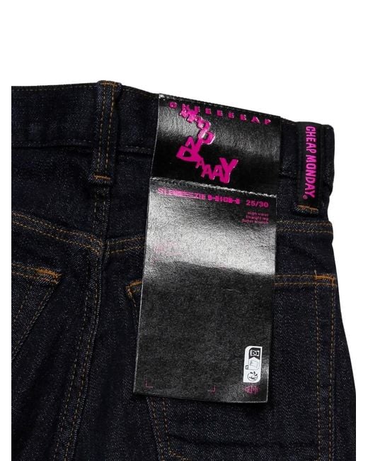 Cheap Monday Blue Sleezie High Skinny Jeans