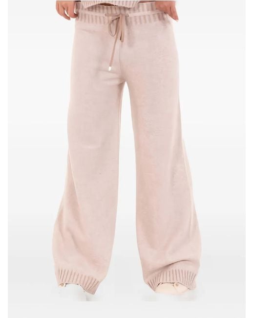 D.exterior Flared Broek in het Pink