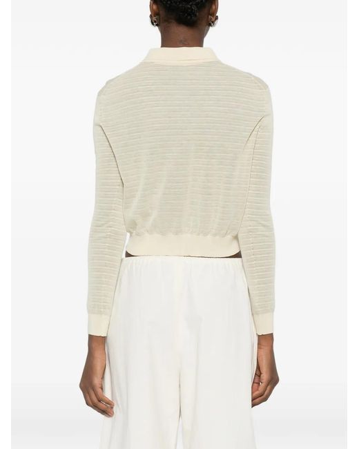 Nanushka White Prema Cardigan