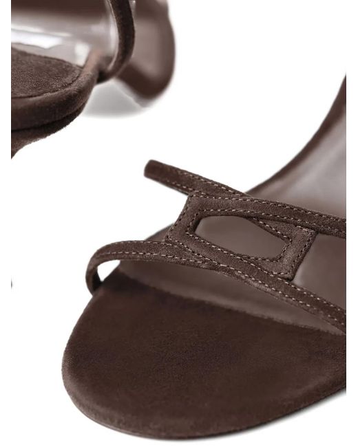Jimmy Choo Brown 65Mm 1998 Leo Sandals