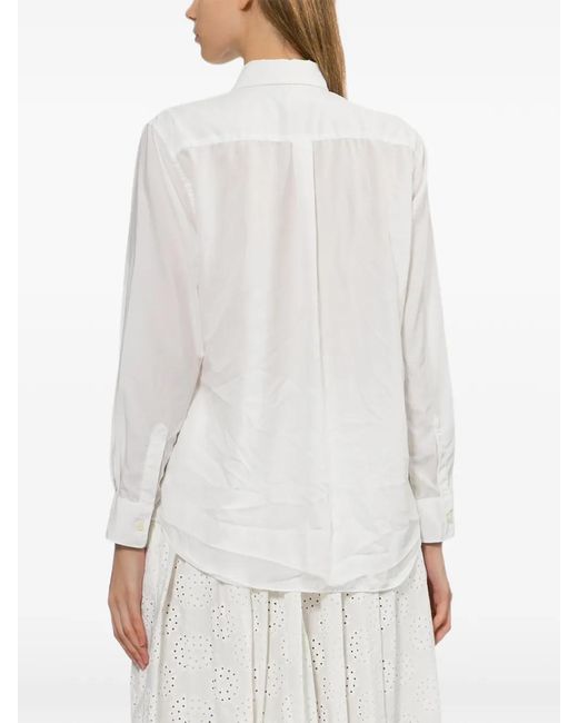 Comme des Garçons White Pocket Shirt
