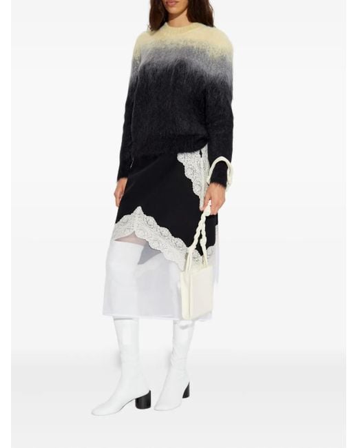 Jil Sander Gray Crew Neck Sweater