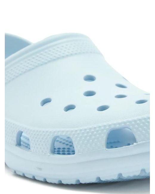CROCSTM Blue Perforated Slingback Sandals