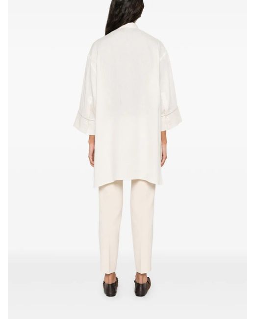 Peserico リネンシャツ White
