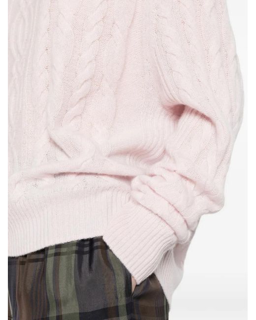Bompard Sweater Met Ronde Hals in het Pink