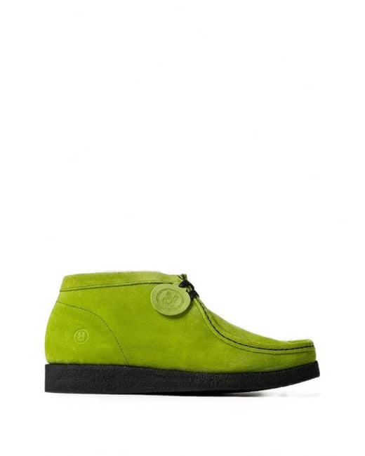 Rave Skateboards Green P404 Suede Boat Shoes