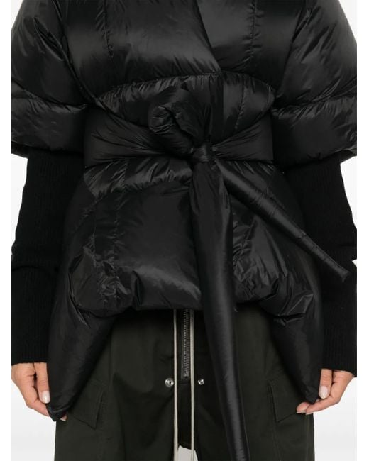 Rick Owens Black Batwing Duvet Jacket