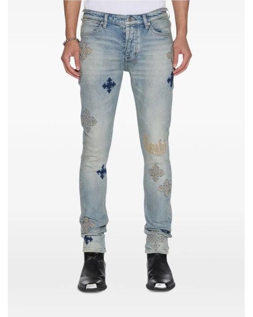 Ksubi Blue Van Winkle Astral Paise Jeans for men
