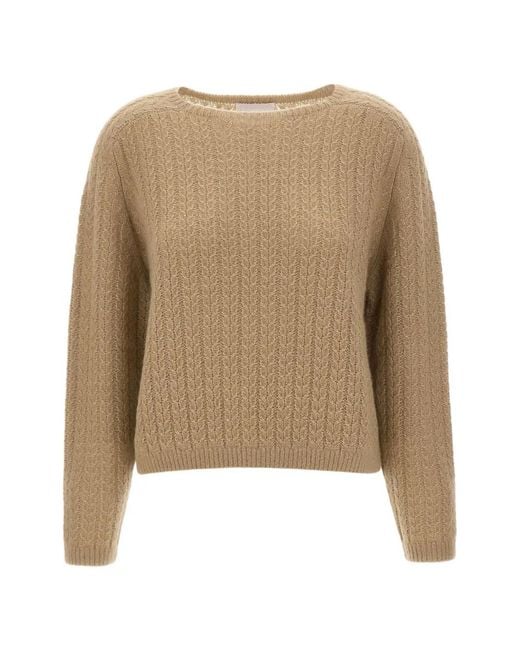Hemisphere Natural Cable-Knit Sweater