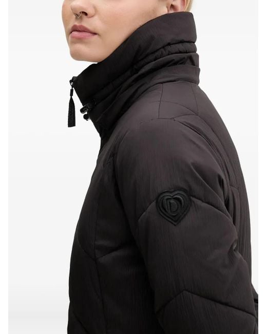 Desigual Black Zip-Fastening Padded Jacket