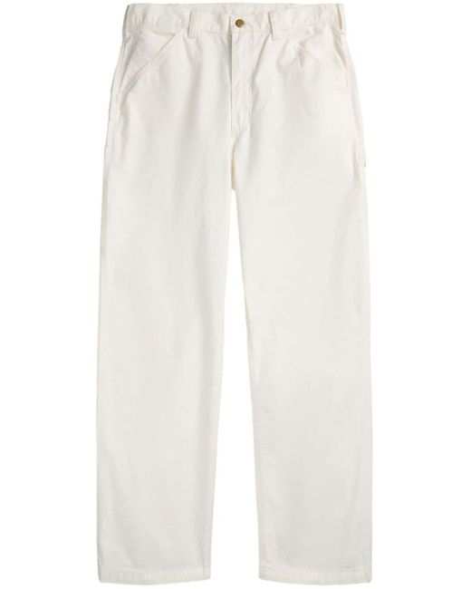 Polo Ralph Lauren White Mid-rise Straight-leg Trousers for men