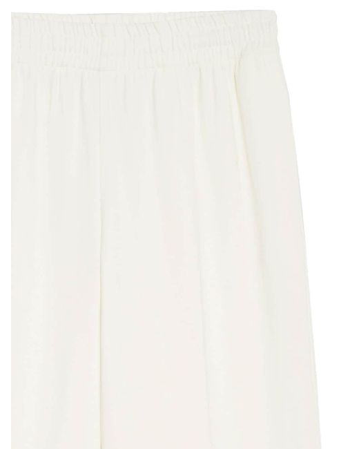 Pantalones Soto con cintura elástica Anine Bing de color White