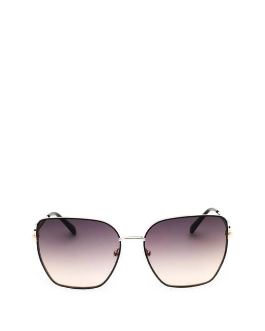 GUESS EYEWEAR Pink Oversized-Frame Sunglasses