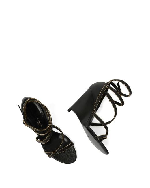 Lanvin Black Pumps Mit Perlen