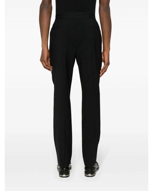 MSGM Broek Met Logoband in het Black voor heren