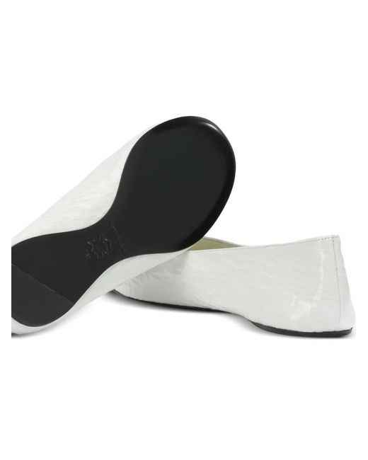 Tory Burch White Ballerines Plates Reva