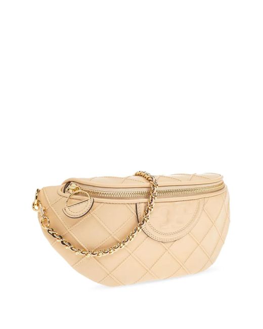 Tory Burch Natural Fleming Soft Belt Bag